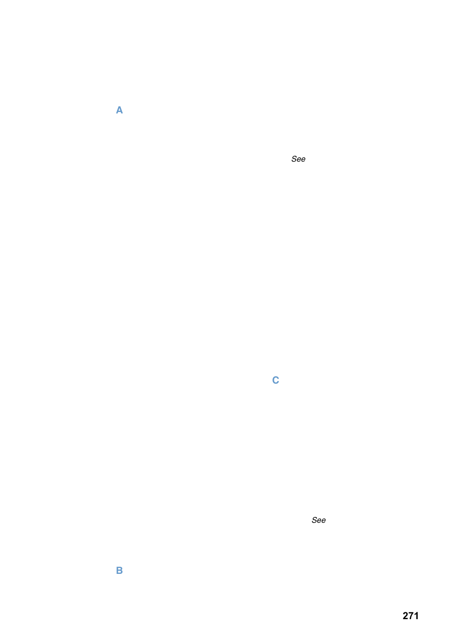 Index | HP 3200m User Manual | Page 273 / 288