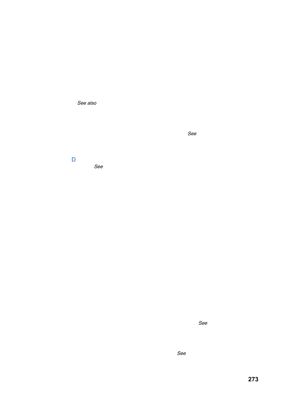 Index 273 | HP 3200m User Manual | Page 275 / 288