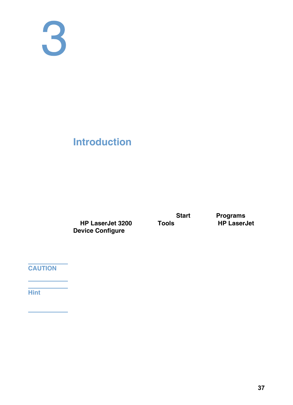 Introduction | HP 3200m User Manual | Page 39 / 288