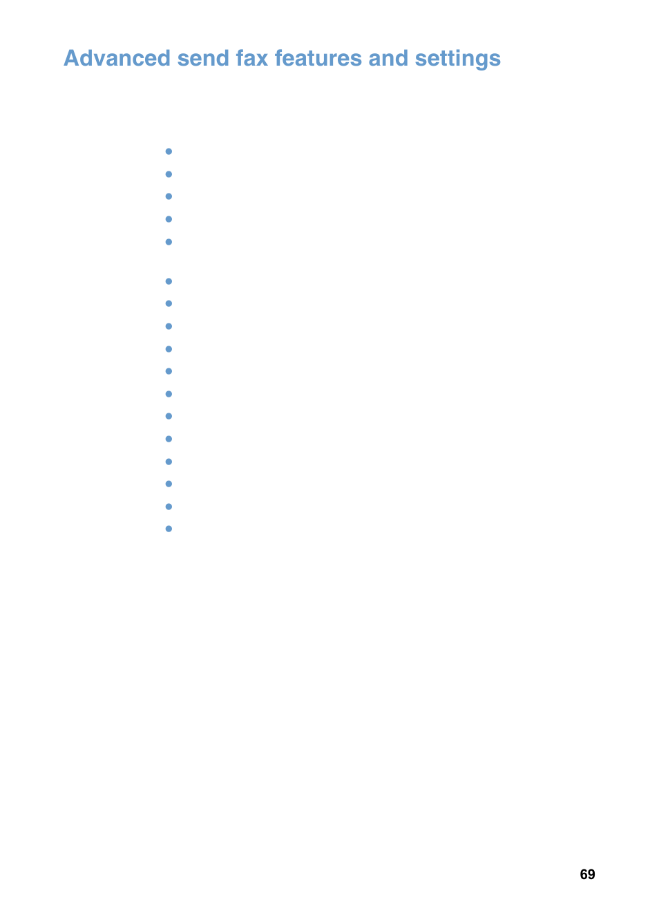 Advanced send fax features and settings | HP 3200m User Manual | Page 71 / 288