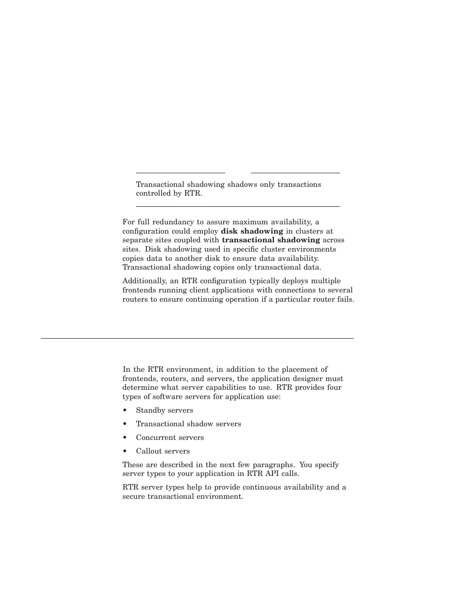 Rtr server types | HP Reliable Transaction Router User Manual | Page 29 / 100