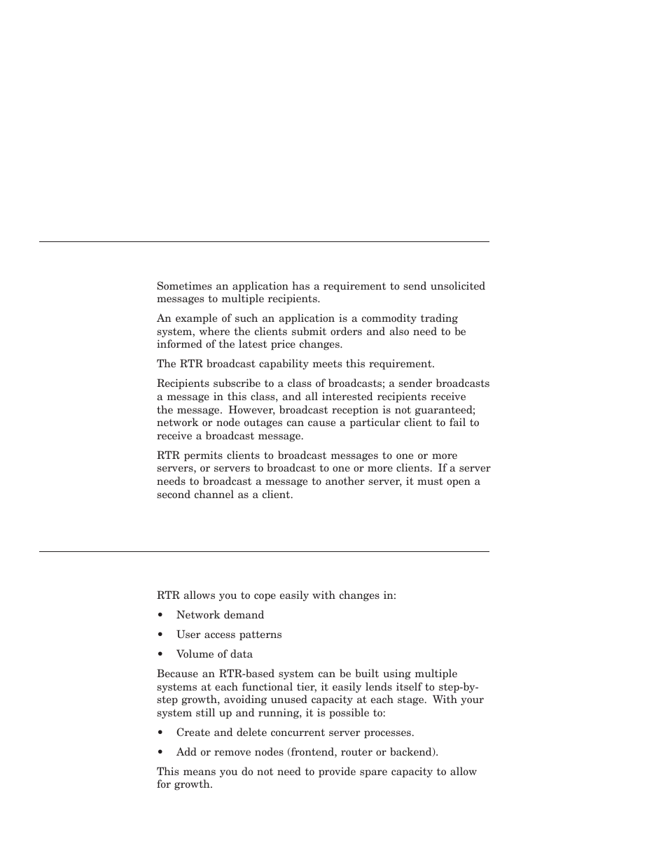 Broadcasts, Flexibility and growth | HP Reliable Transaction Router User Manual | Page 42 / 100