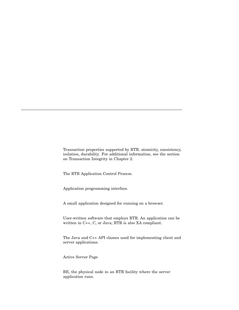 Glossary | HP Reliable Transaction Router User Manual | Page 85 / 100