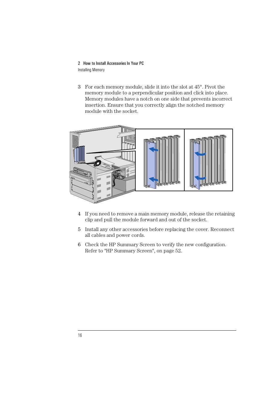 HP HEWLET HP VECTRA VA 6/XXX User Manual | Page 26 / 96