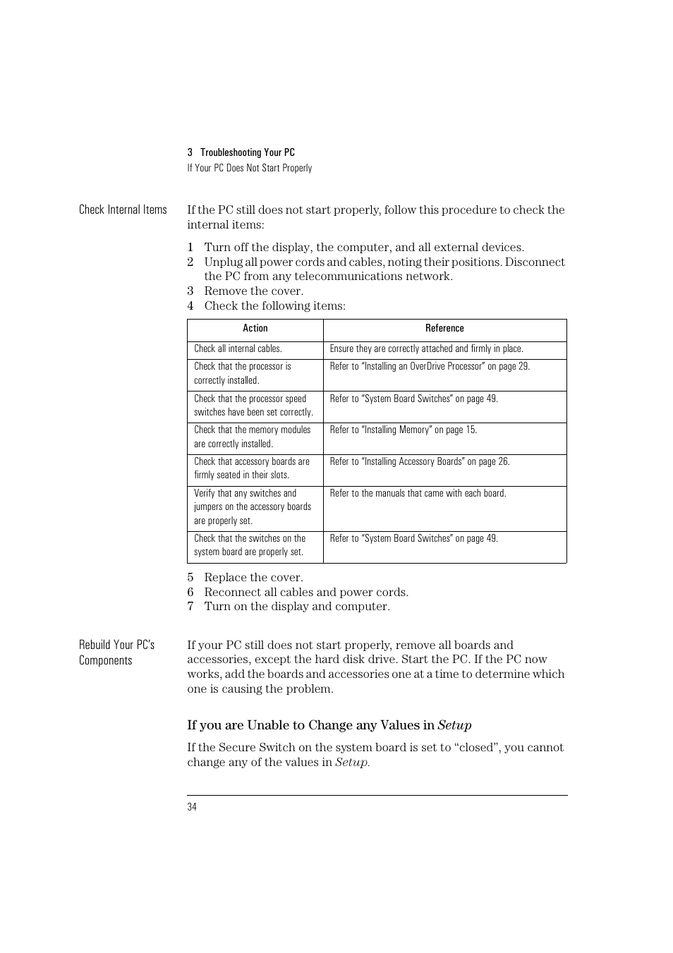 HP HEWLET HP VECTRA VA 6/XXX User Manual | Page 44 / 96