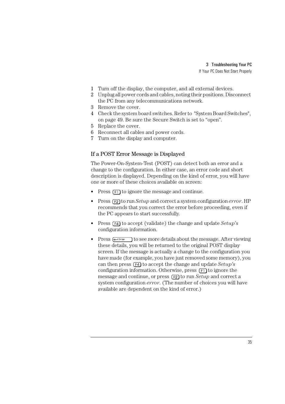 HP HEWLET HP VECTRA VA 6/XXX User Manual | Page 45 / 96