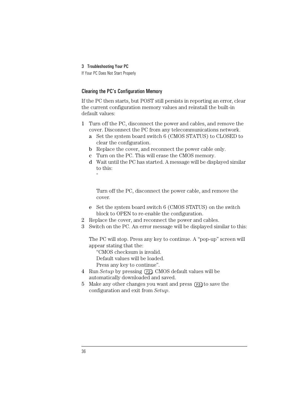 HP HEWLET HP VECTRA VA 6/XXX User Manual | Page 46 / 96