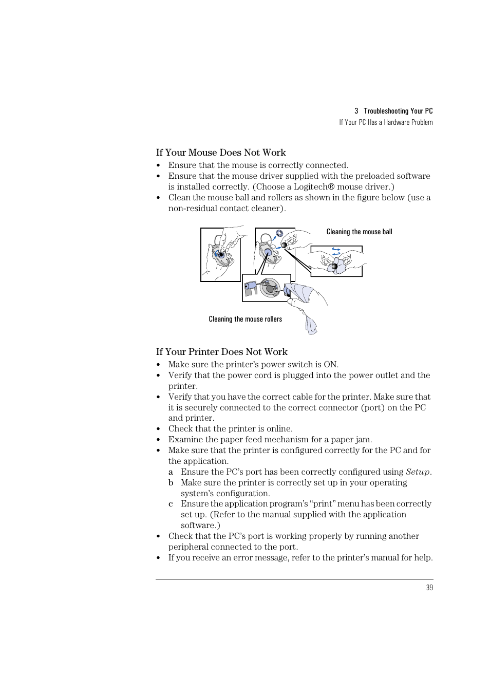 HP HEWLET HP VECTRA VA 6/XXX User Manual | Page 49 / 96