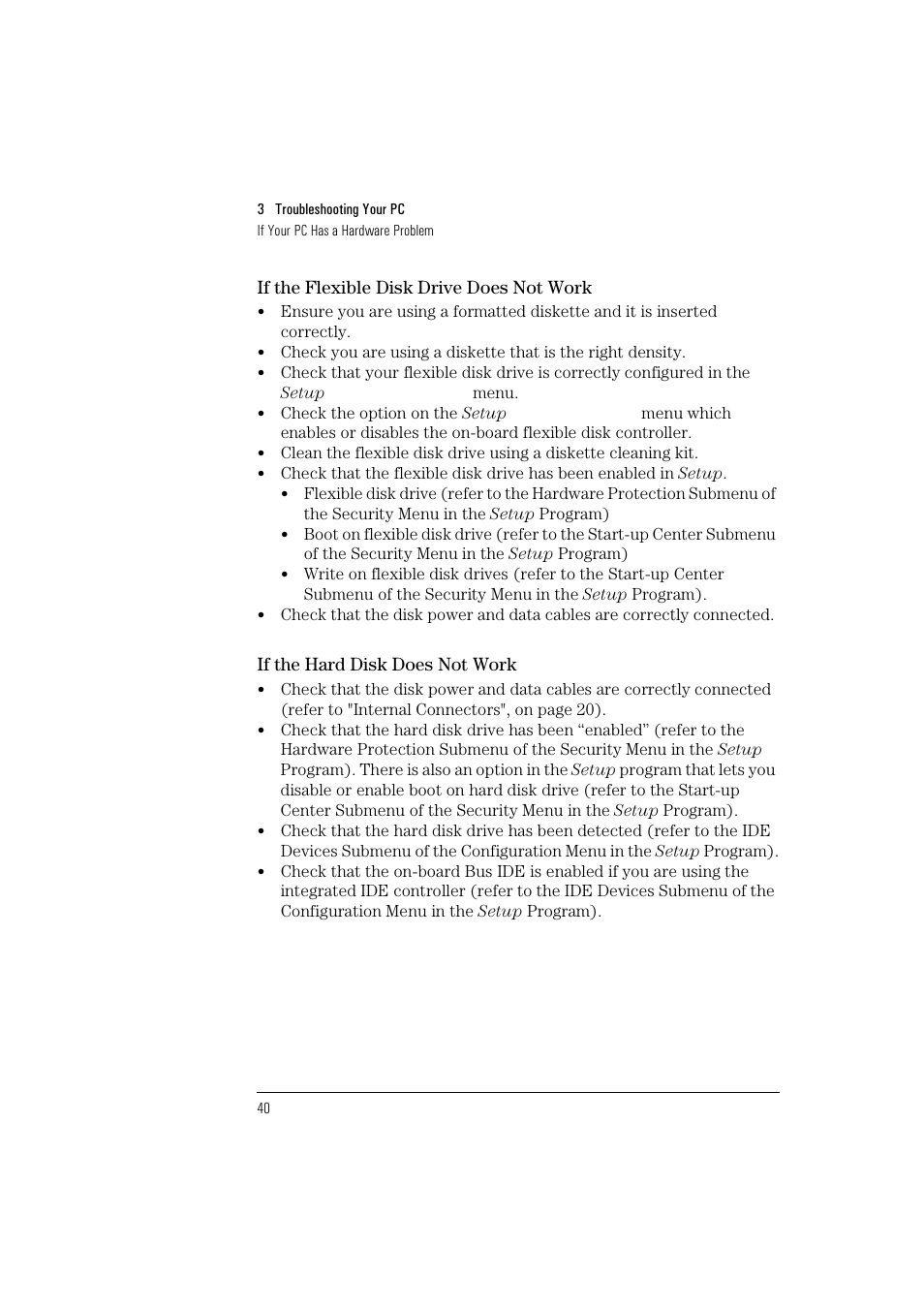 HP HEWLET HP VECTRA VA 6/XXX User Manual | Page 50 / 96