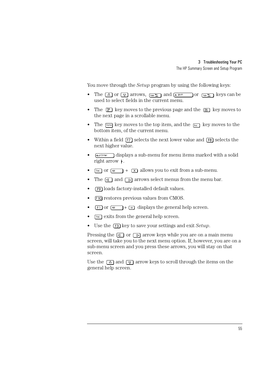 HP HEWLET HP VECTRA VA 6/XXX User Manual | Page 65 / 96