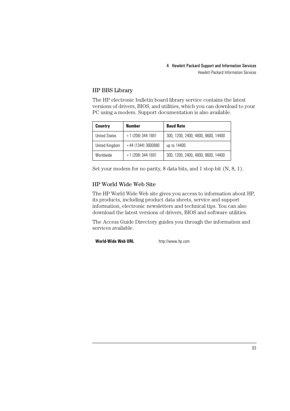 HP HEWLET HP VECTRA VA 6/XXX User Manual | Page 73 / 96