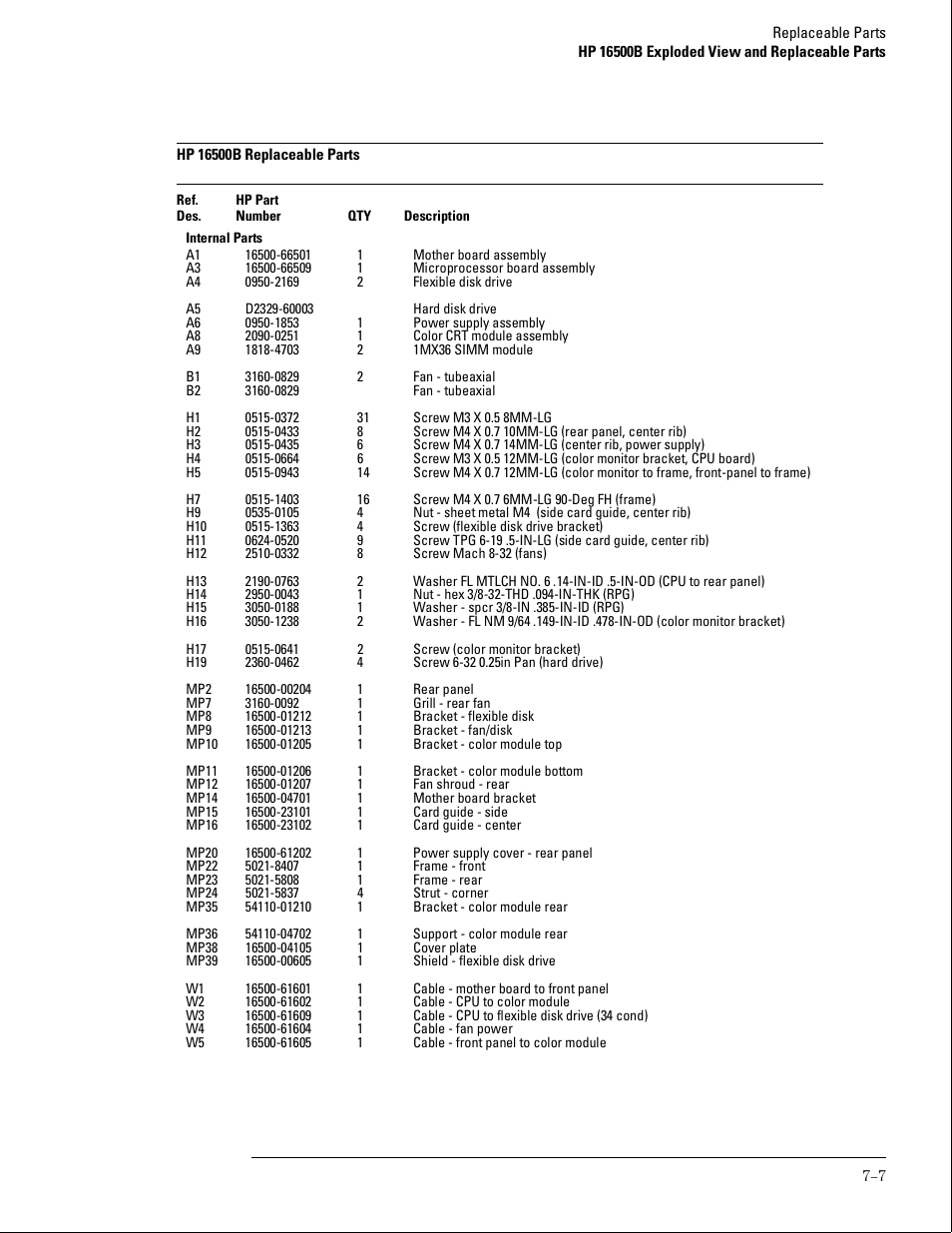 HP 16500B User Manual | Page 104 / 129