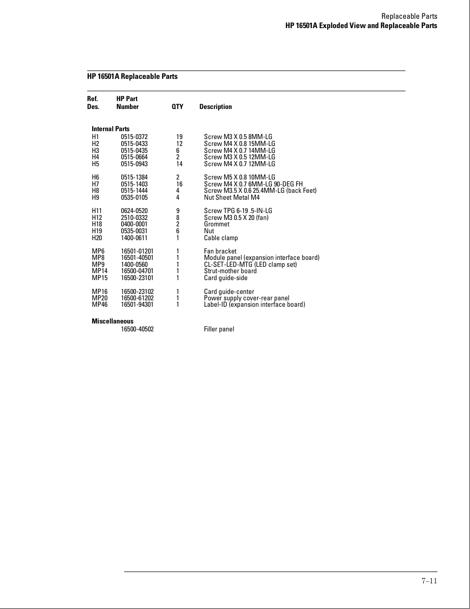 HP 16500B User Manual | Page 108 / 129