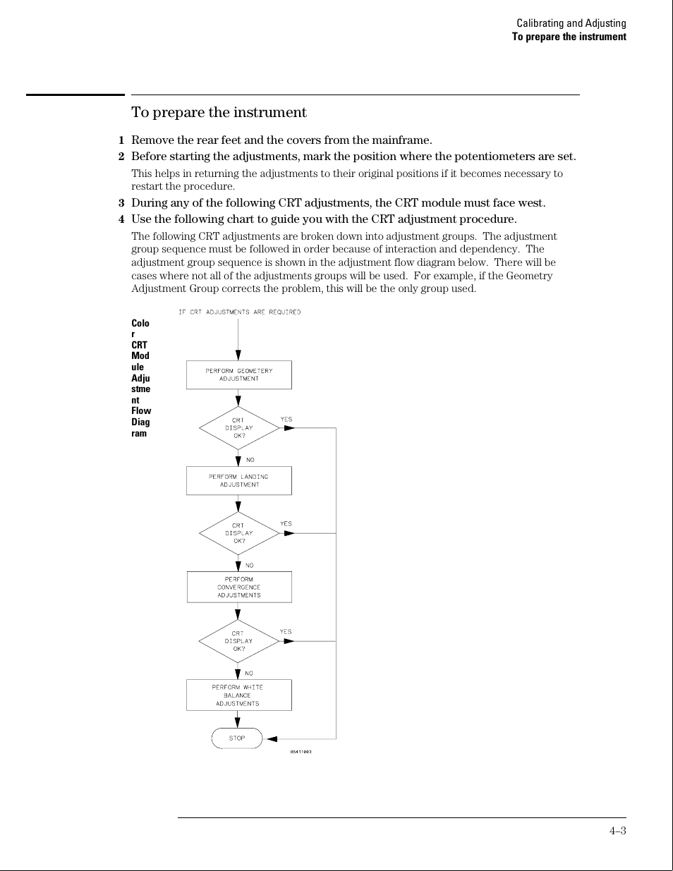 To prepare the instrument | HP 16500B User Manual | Page 32 / 129