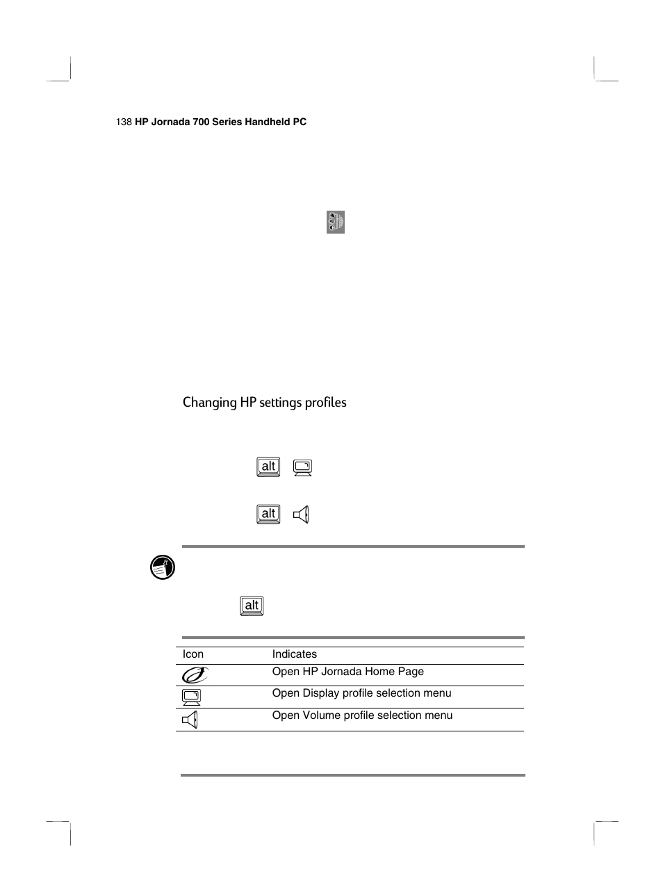 Changing hp settings profiles | HP 700 Series User Manual | Page 142 / 204