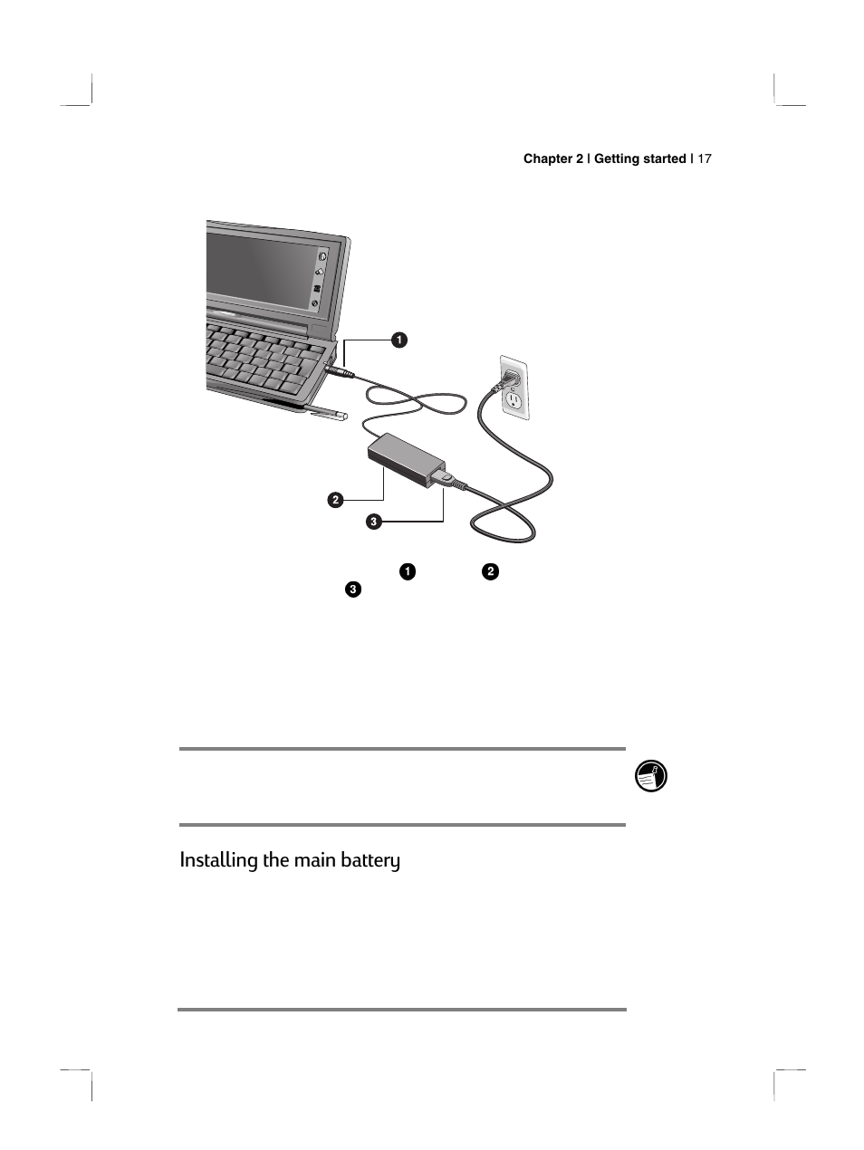 Installing the main battery | HP 700 Series User Manual | Page 21 / 204