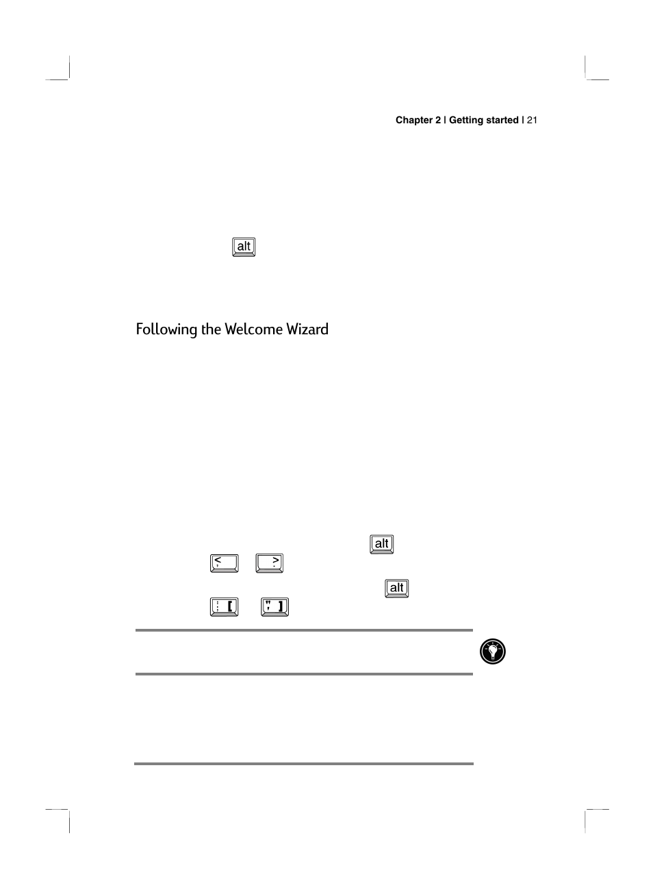 Following the welcome wizard | HP 700 Series User Manual | Page 25 / 204