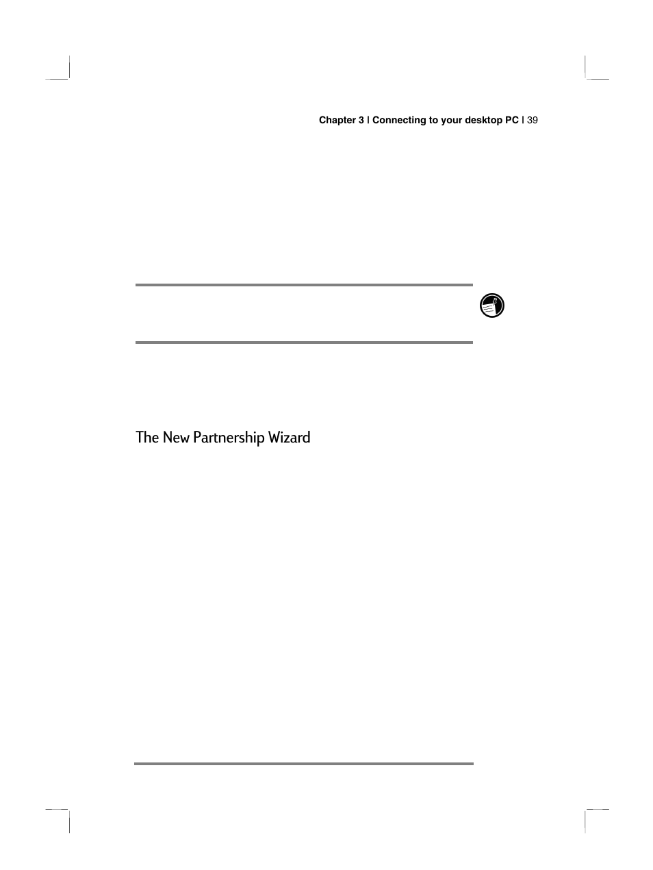 The new partnership wizard | HP 700 Series User Manual | Page 43 / 204