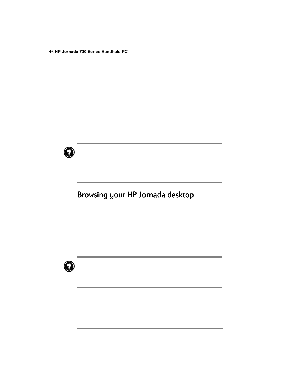 Browsing your hp jornada desktop | HP 700 Series User Manual | Page 50 / 204