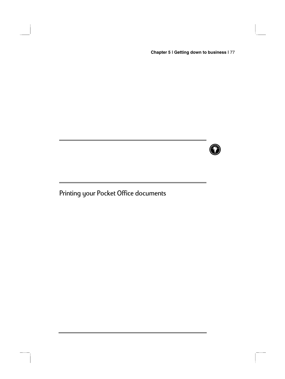 Printing your pocket office documents | HP 700 Series User Manual | Page 81 / 204