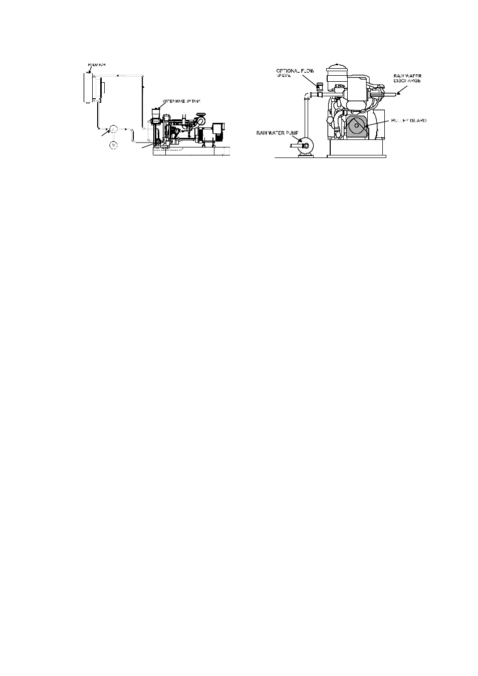 Fuel supply, 5 antifreeze protection, 6 water conditioning | 1 fuel tank location | HP Generating Set User Manual | Page 16 / 33