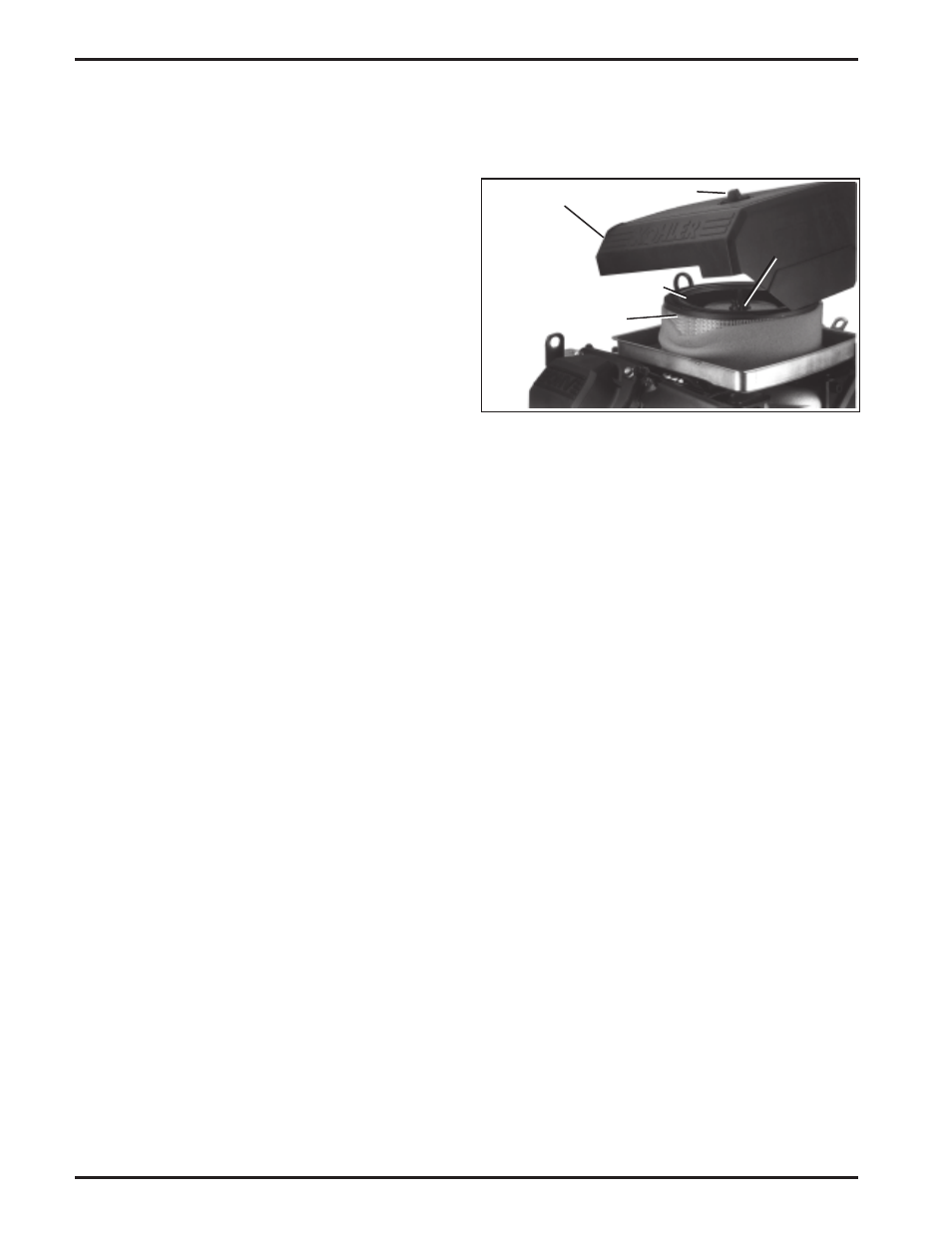 Service precleaner and air cleaner element | HP 18-26 User Manual | Page 10 / 20