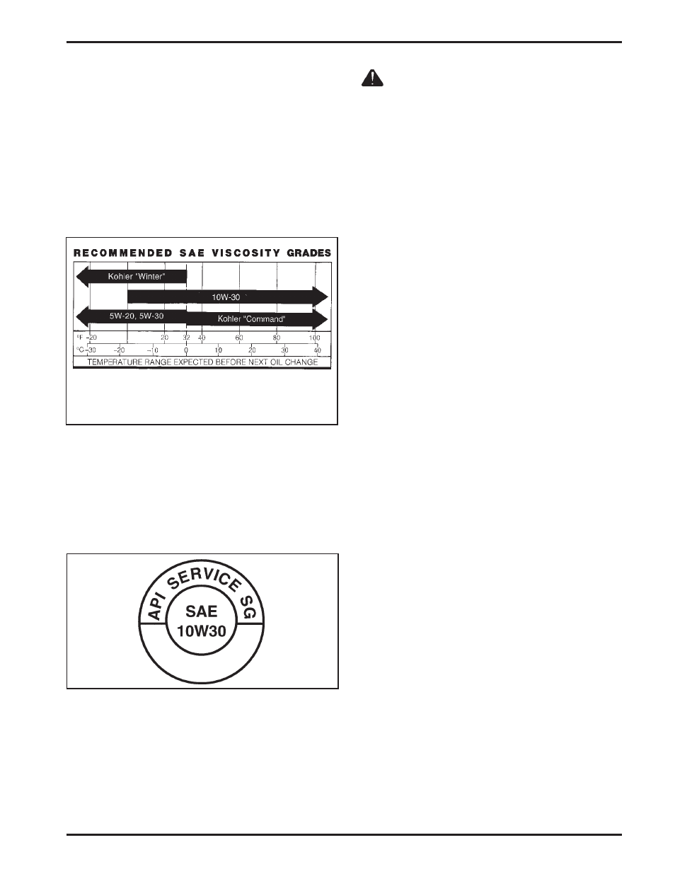 Oil recommendations, Oil type, Fuel recommendations | General recommendations, Fuel type | HP 18-26 User Manual | Page 5 / 20