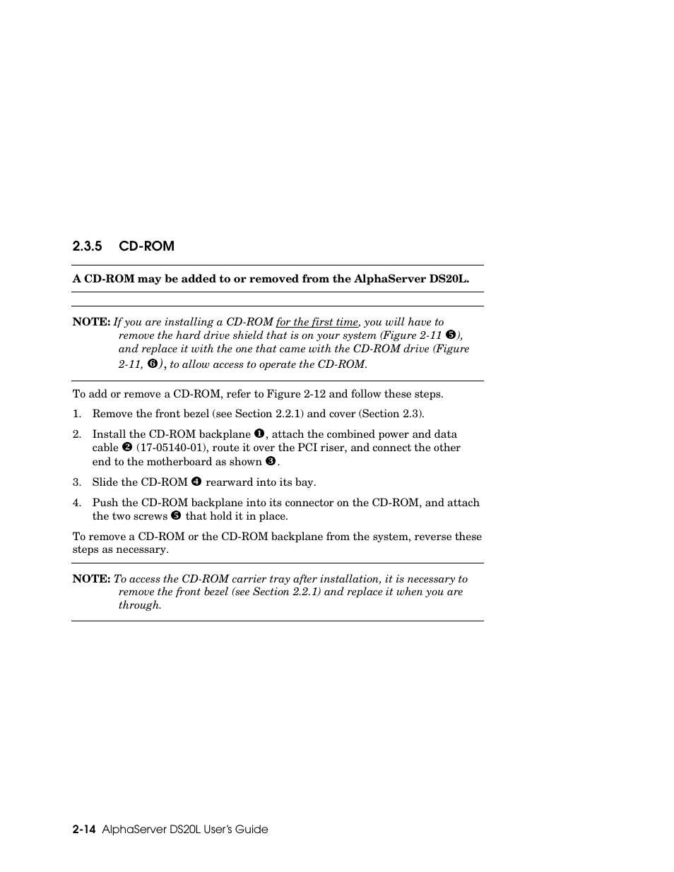HP DS20L User Manual | Page 42 / 152
