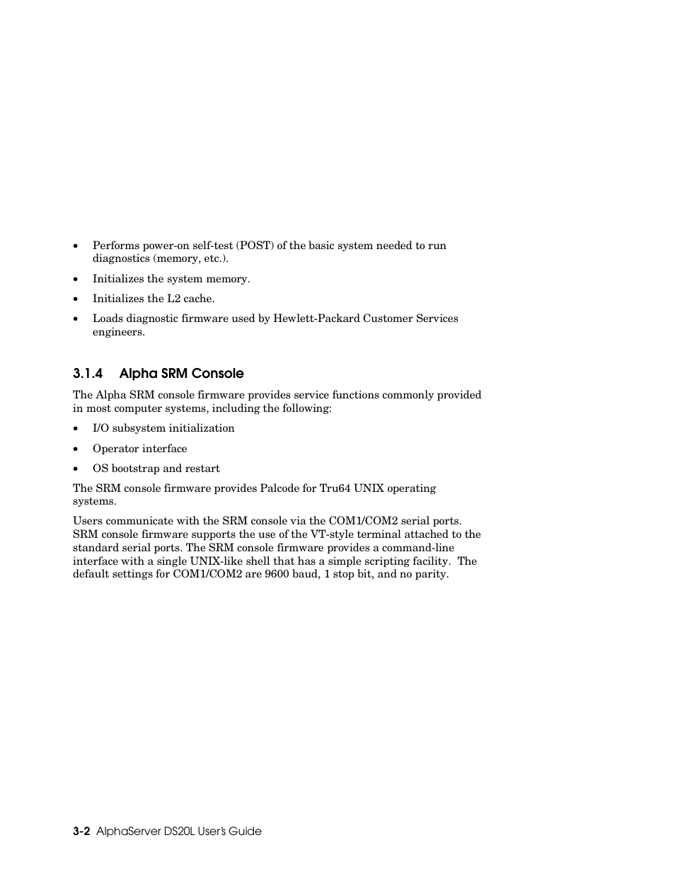 HP DS20L User Manual | Page 46 / 152