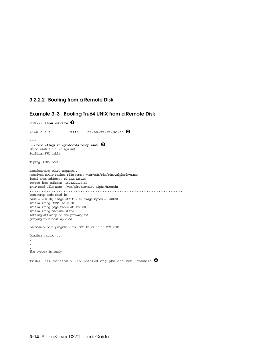 HP DS20L User Manual | Page 58 / 152