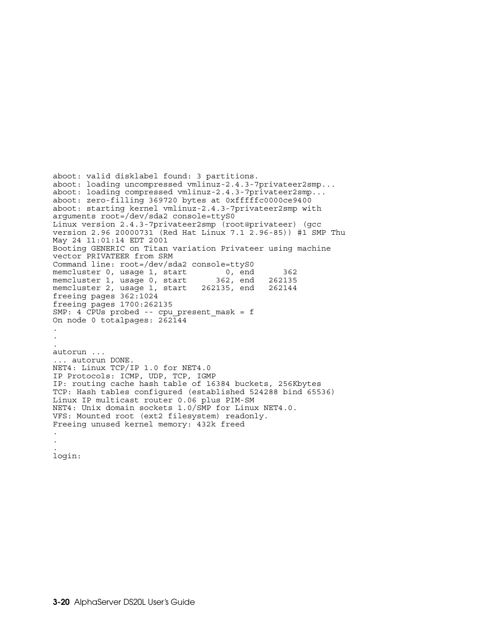 HP DS20L User Manual | Page 64 / 152