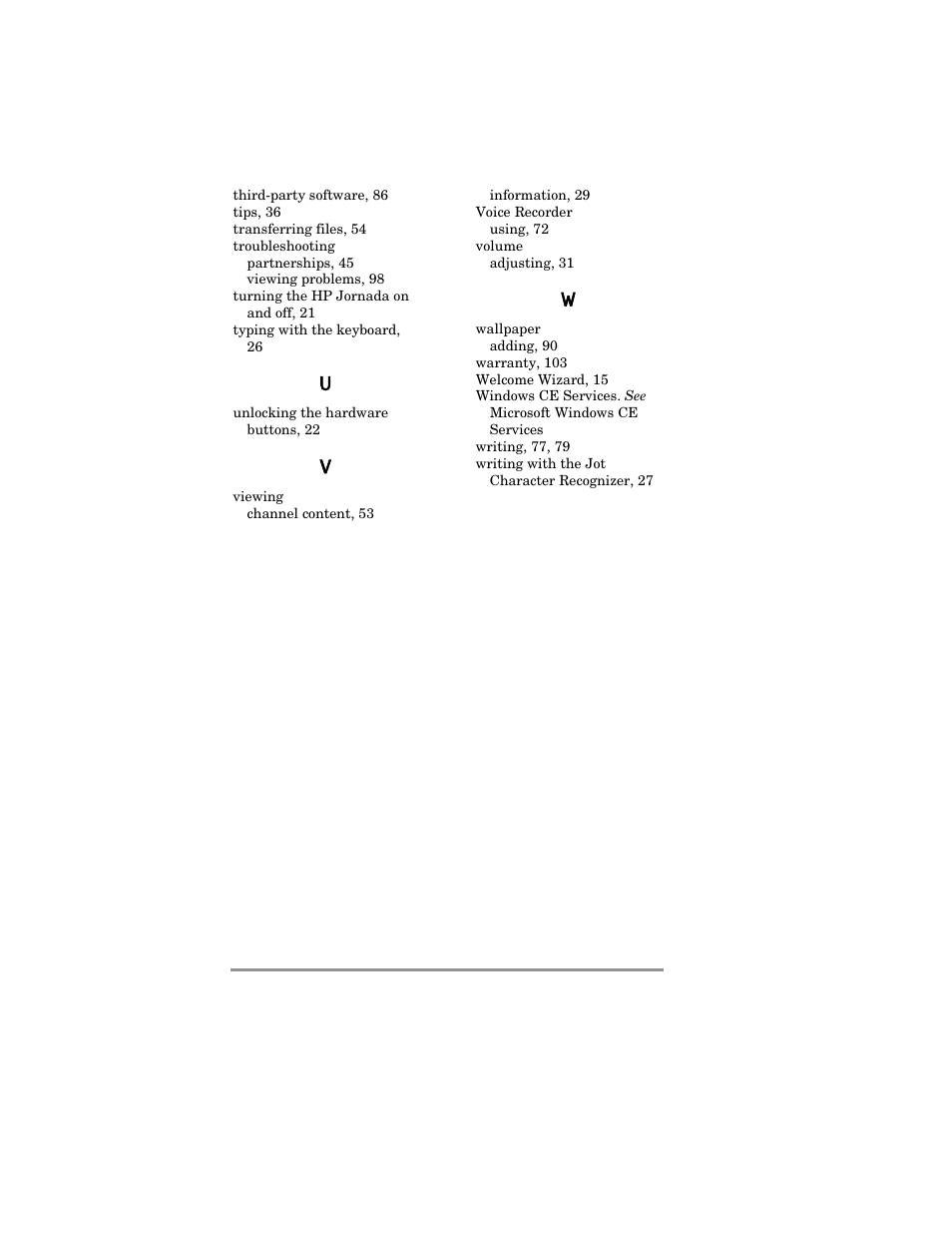 HP Jornada 420 User Manual | Page 141 / 146