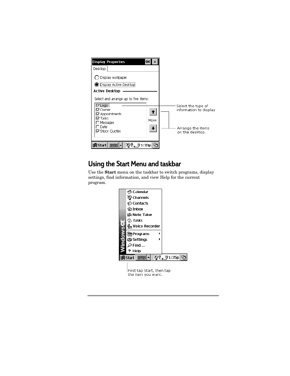 HP Jornada 420 User Manual | Page 28 / 146