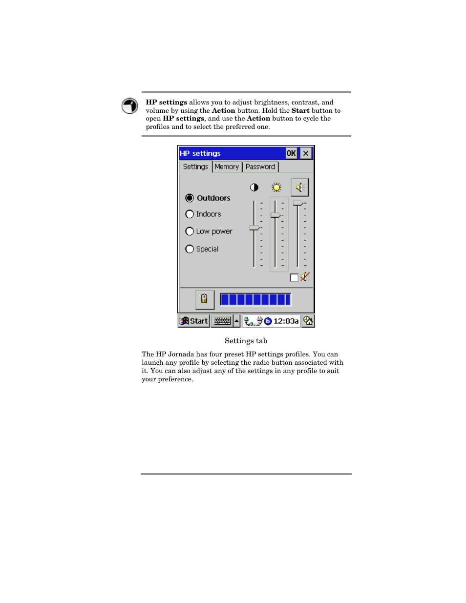 HP Jornada 420 User Manual | Page 36 / 146