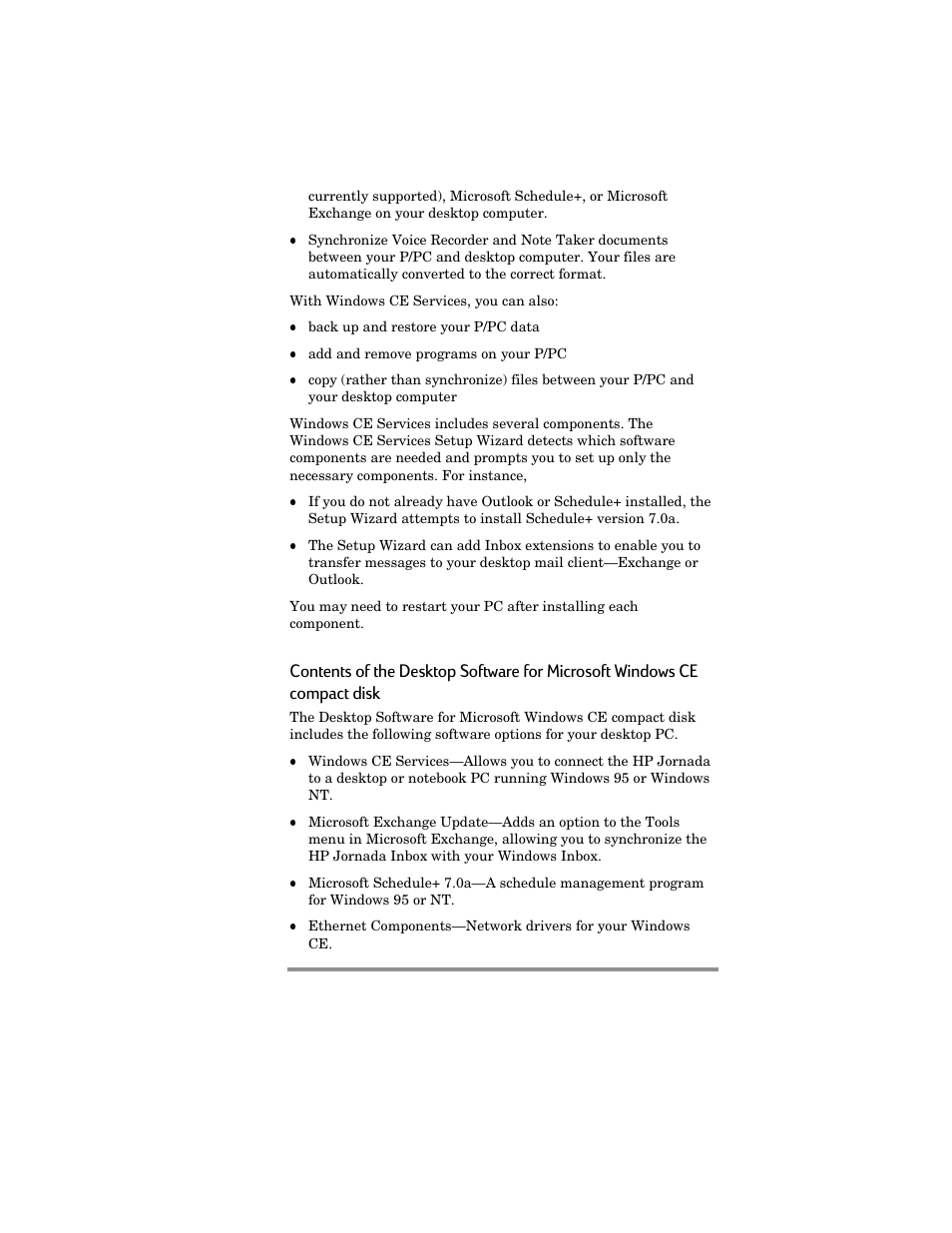 HP Jornada 420 User Manual | Page 44 / 146