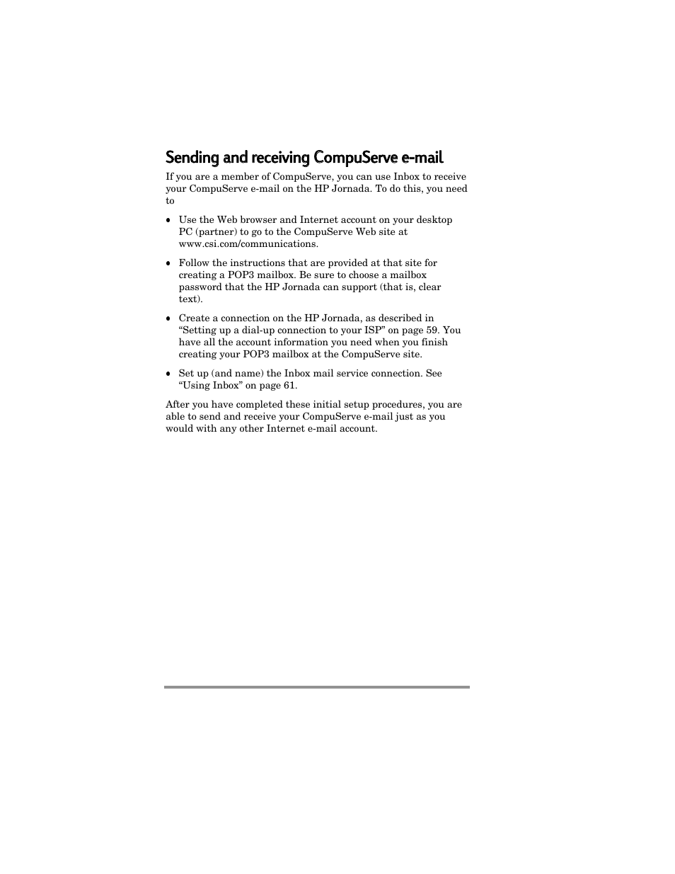 HP Jornada 420 User Manual | Page 69 / 146