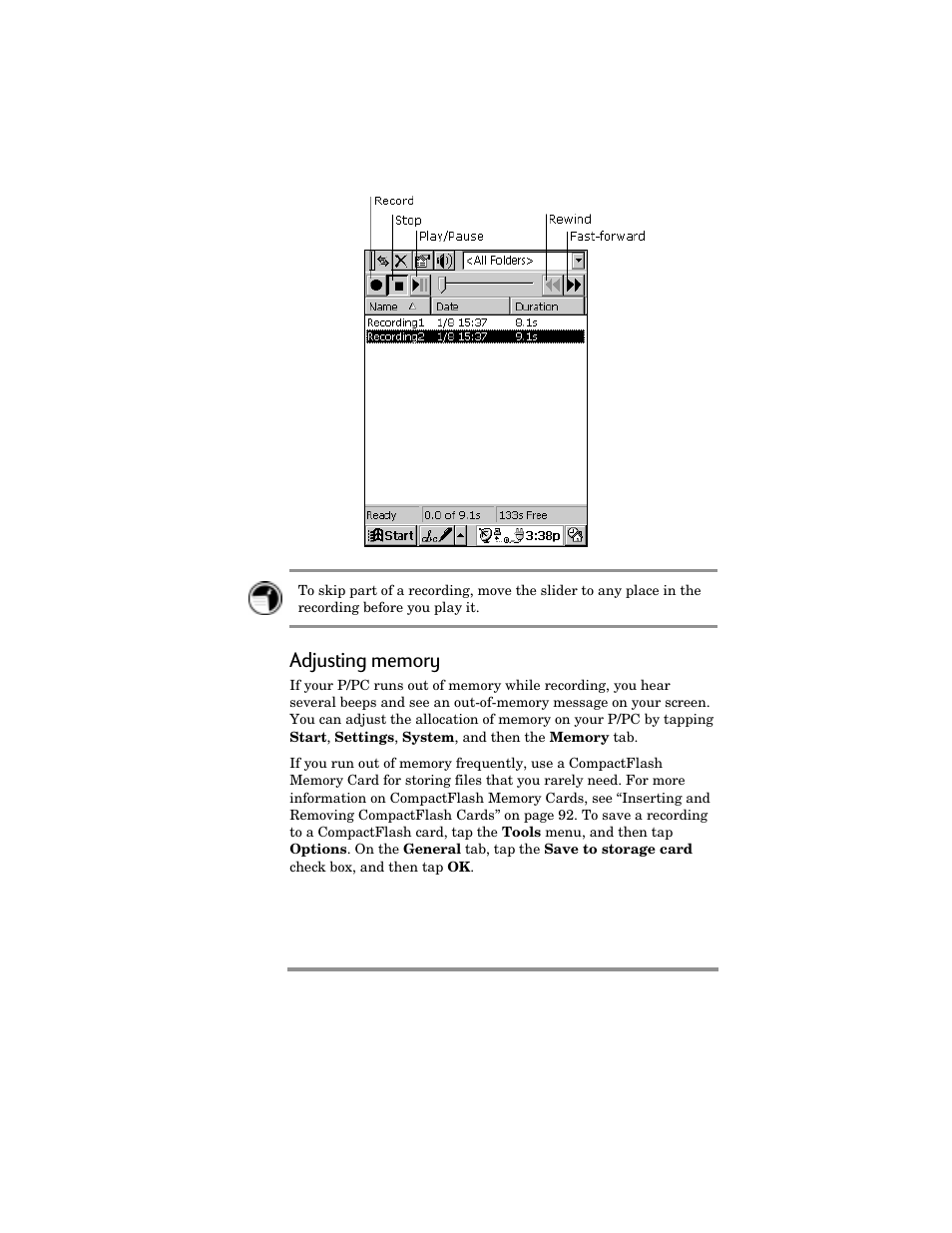 HP Jornada 420 User Manual | Page 78 / 146