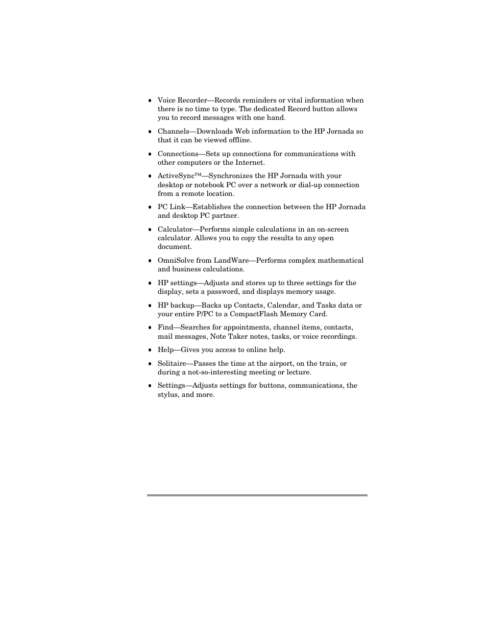 HP Jornada 420 User Manual | Page 8 / 146
