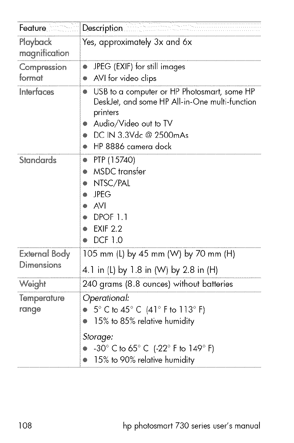 HP 730 User Manual | Page 106 / 115
