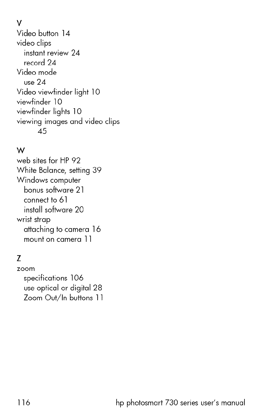 HP 730 User Manual | Page 114 / 115