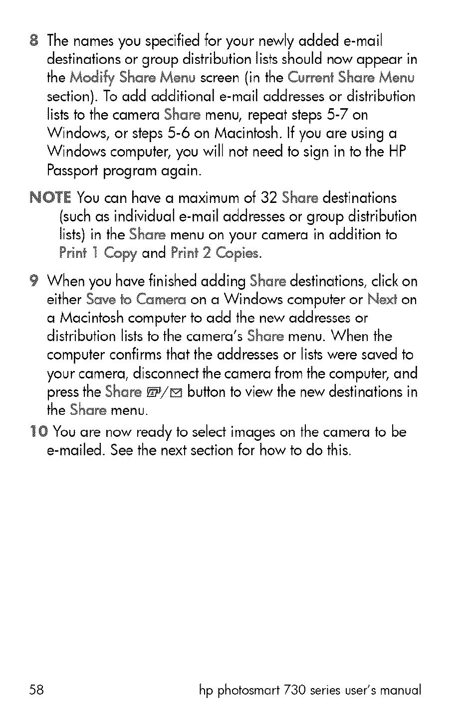 HP 730 User Manual | Page 56 / 115