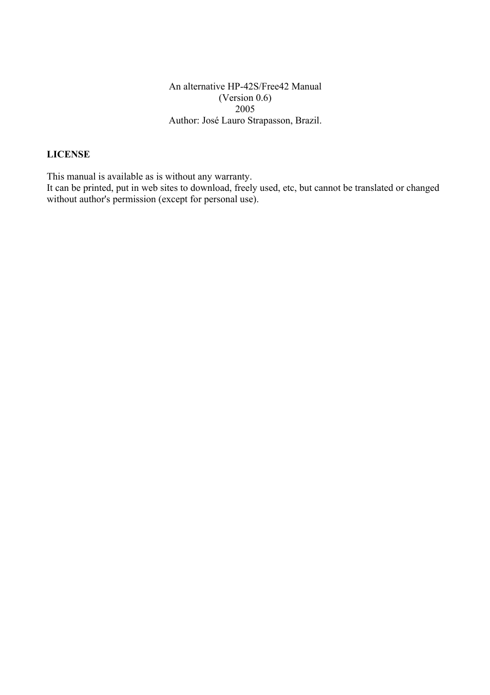 HP 42S User Manual | Page 33 / 33