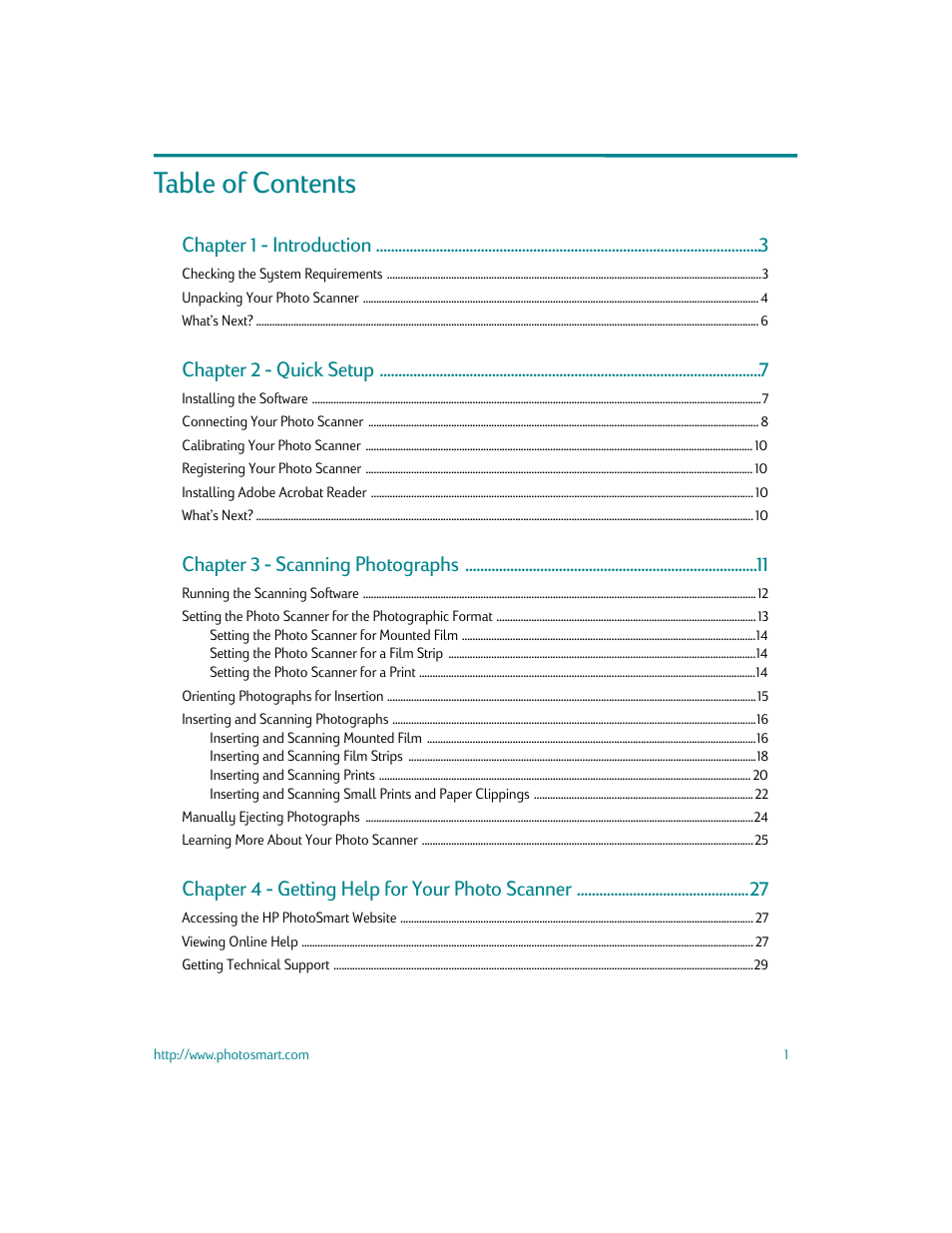 HP S20 User Manual | Page 3 / 46
