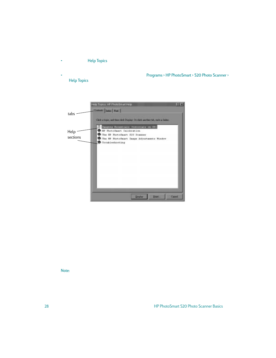 HP S20 User Manual | Page 30 / 46