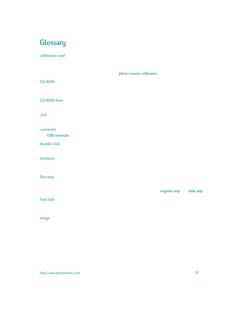 Glossary | HP S20 User Manual | Page 39 / 46