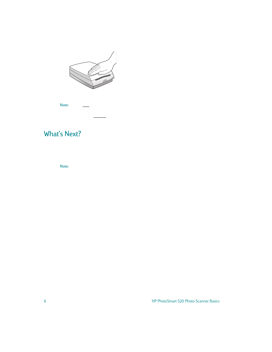 What’s next | HP S20 User Manual | Page 8 / 46