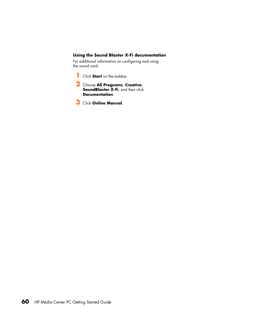 HP Getting Started Guide User Manual | Page 64 / 80