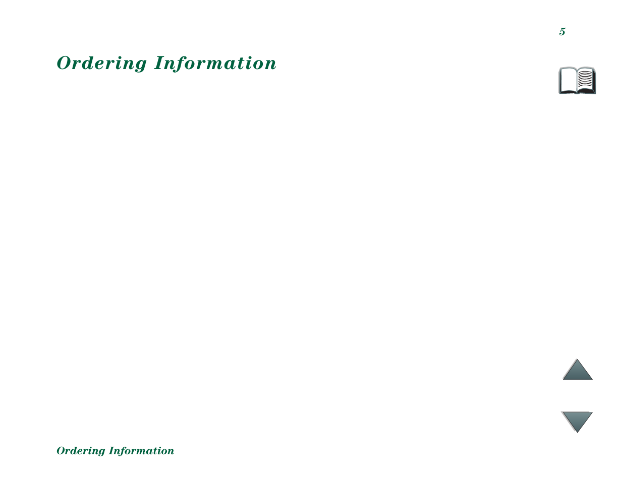 Ordering information | HP C4779x User Manual | Page 5 / 37