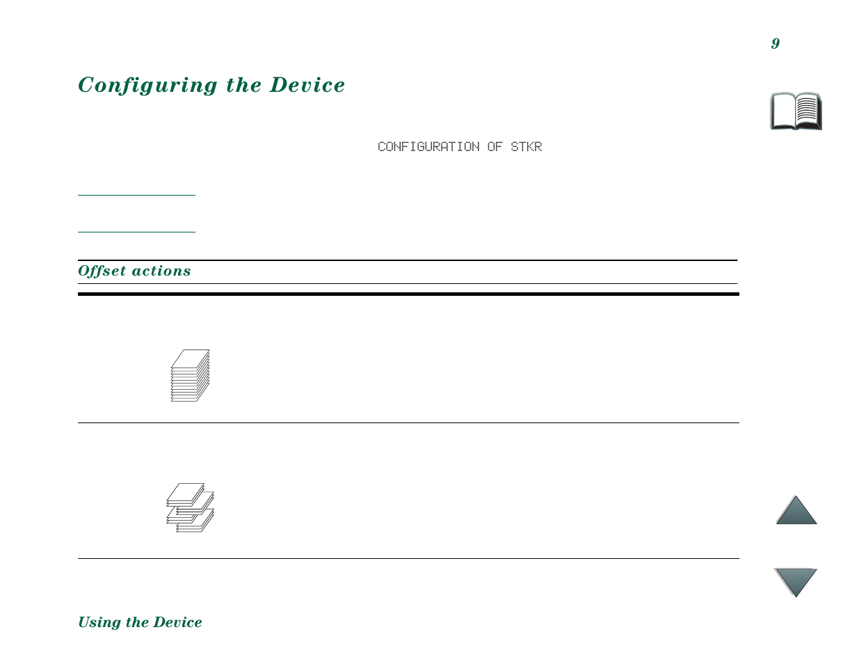 Configuring the device | HP C4779x User Manual | Page 9 / 37