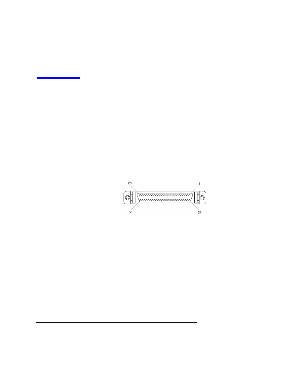 Scsi connection, Scsi connector 4-22 | HP 744 User Manual | Page 102 / 154